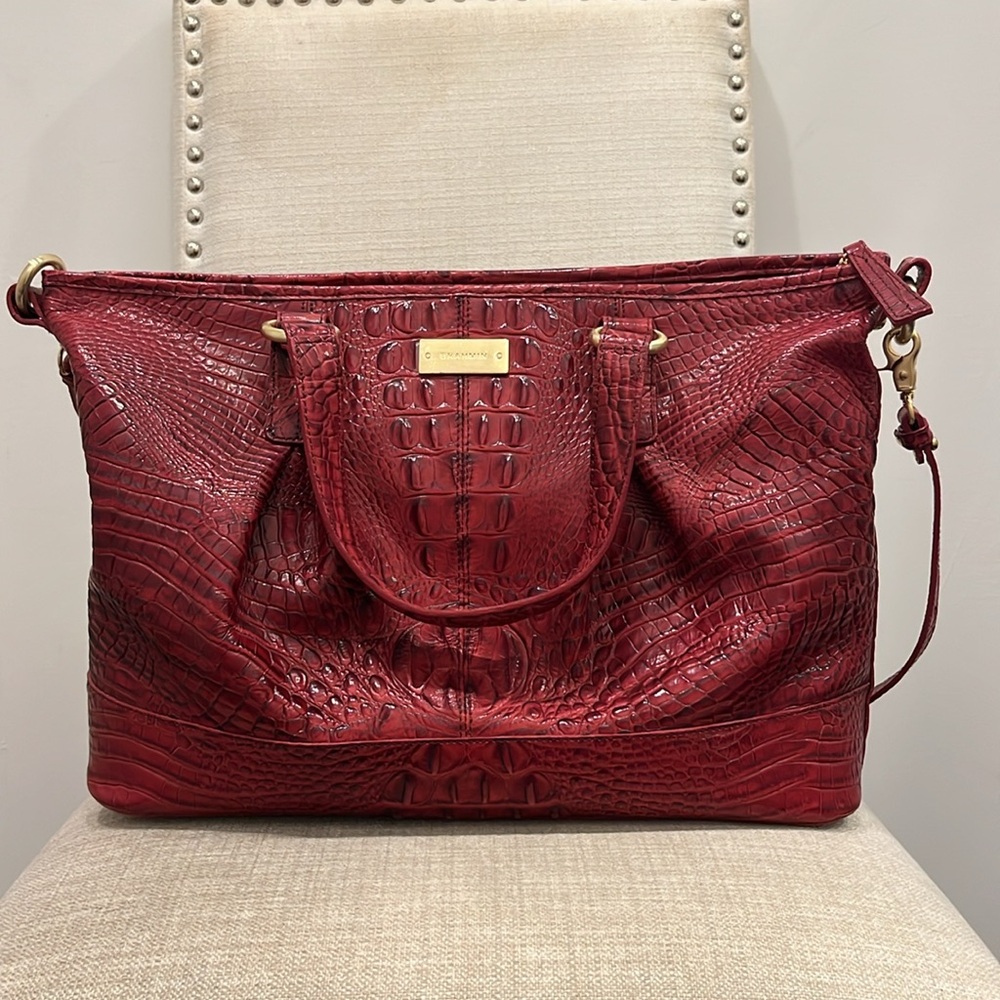 Brahmin Hunter Ruby Stanton Satchel And Wallet Set - image 2